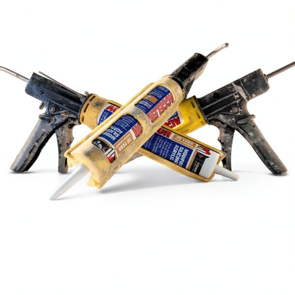 Dripless Brand ETS3000 Composite Caulk Gun for gunning 10oz / 300ml Sealant or Adhesive Cartridges - 18:1 Thrust Ratio - Unibody Revolving Cradle - Optional Drip/Dripless switch - ProBuilder Grade-1
