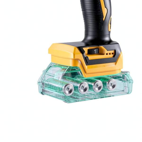 Cordless Caulking Gun Compatible With DeWalt 20V Max Battery(NO Battery)10 Oz Electric Caulking Gun with Anti-Drip,Auto Retract,LED Light,6 Speed for Filling, Sealing, Repair-8