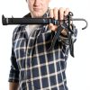 SolidWork Caulk Gun for Professional & Drip-Free Use with Ergonomic Steel Handle, up to 1/10 Gallon Cartridge, Adjustable 24:1 Thrust Ratio 1/10 Gallon Cartridge | Black Caulking Gun-1