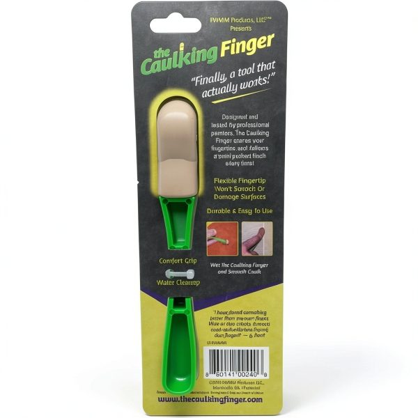 A Caulk Smoothing Tool Providing Smooth Finishing to Caulks Like a Professional. Comfort Grip, Durable and Easy to Use. Saves Your Fingers from Splinters and Soreness-3