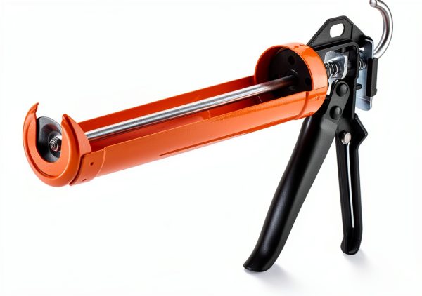 Bates- Caulking Gun, 12:1 Thrust Ratio, Black & Orange, Caulking Tool Gun, Caulk Gun No Drip, Hand Caulking Guns, Silicone Gun, Caulking Gun Tool, No Drip Caulk Gun-0