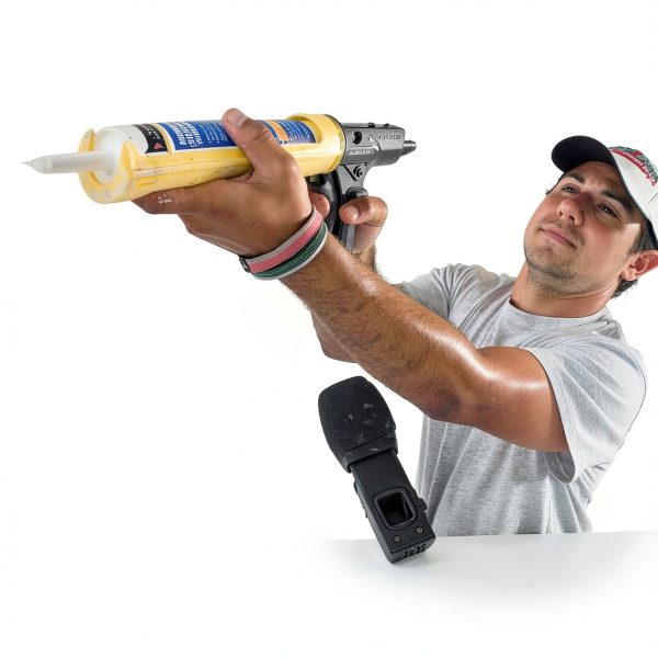 Dripless Brand ETS3000 Composite Caulk Gun for gunning 10oz / 300ml Sealant or Adhesive Cartridges - 18:1 Thrust Ratio - Unibody Revolving Cradle - Optional Drip/Dripless switch - ProBuilder Grade-3