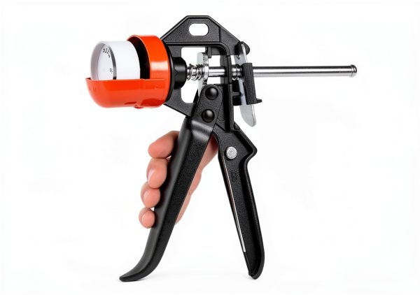 Bates- Caulking Gun, 12:1 Thrust Ratio, Black & Orange, Caulking Tool Gun, Caulk Gun No Drip, Hand Caulking Guns, Silicone Gun, Caulking Gun Tool, No Drip Caulk Gun-4