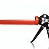 Bates- Caulking Gun, 12:1 Thrust Ratio, Black & Orange, Caulking Tool Gun, Caulk Gun No Drip, Hand Caulking Guns, Silicone Gun, Caulking Gun Tool, No Drip Caulk Gun-1