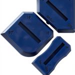 Silicone Caulking Tools Compatible with Sealant Grout Finishing Sealing 3 Pieces Blue Caulk Tool Kit Caulking Finishing Tools-0