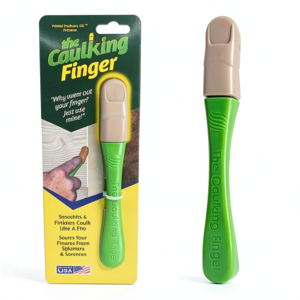 A Caulk Smoothing Tool Providing Smooth Finishing to Caulks Like a Professional. Comfort Grip, Durable and Easy to Use. Saves Your Fingers from Splinters and Soreness-5
