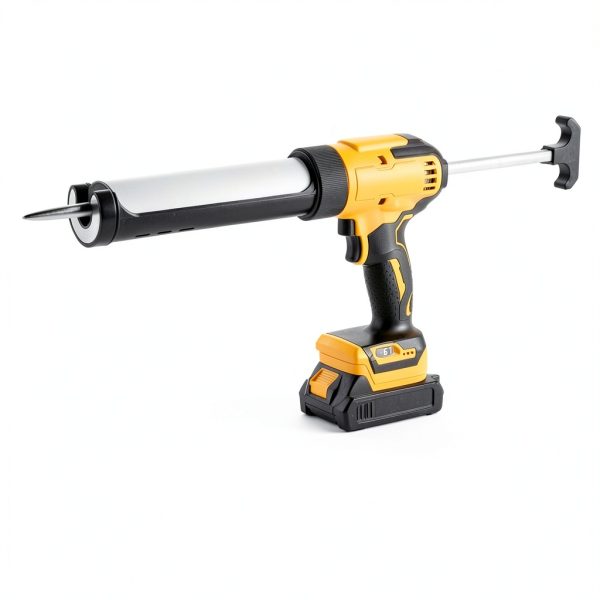 Cordless Caulking Gun Compatible With DeWalt 20V Max Battery(NO Battery)10 Oz Electric Caulking Gun with Anti-Drip,Auto Retract,LED Light,6 Speed for Filling, Sealing, Repair-5